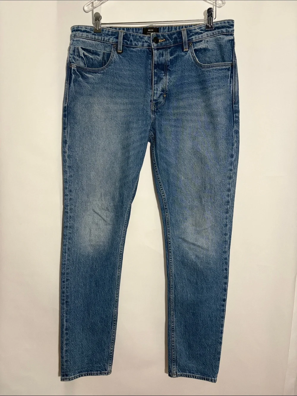 Neuw Stockholm Blue Denim Ray Tapered Jeans Size 34 x 34
